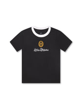 Load image into Gallery viewer, Nike Womens Sportswear Chill Cropped Knit Tee - Black