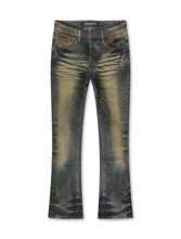 Load image into Gallery viewer, Valabasas Fax Stacked Denim Jeans - Yellow Vintage Blue
