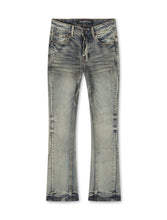 Load image into Gallery viewer, Valabasas Fax Stacked Jeans - Light Blue Washed