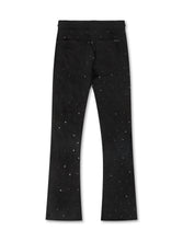 Load image into Gallery viewer, Rebel Denim Diamond Sweatpants - Jet Black