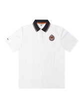 Load image into Gallery viewer, Malbon Fairway Oakwood Polo - White