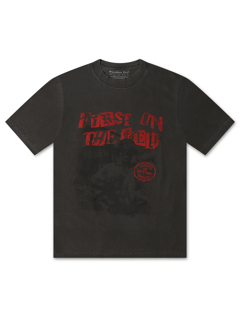 Paradise Lost First on The Field Tee - Vintage Grey