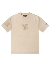 Load image into Gallery viewer, Pro Standard Raiders Logo Tee - Vintage Beige