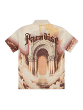 Load image into Gallery viewer, Rebel Minds Paradise Tapestry Button-Up - Khaki