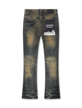 Load image into Gallery viewer, Valabasas Fax Stacked Denim Jeans - Yellow Vintage Blue