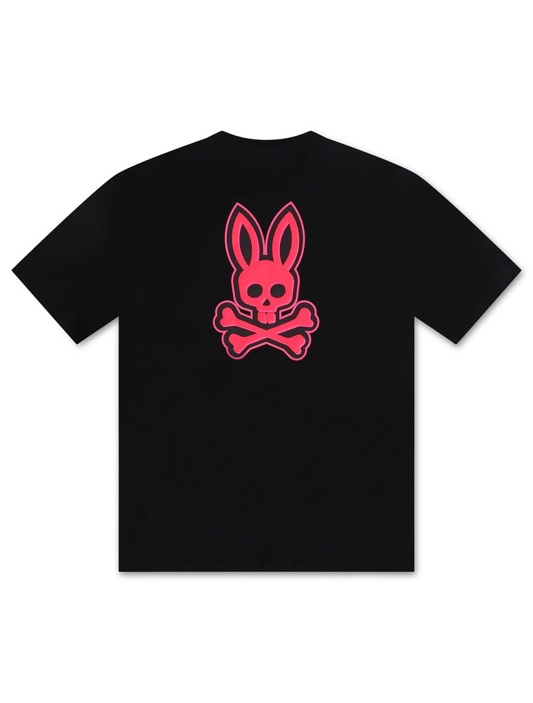 Psycho Bunny Sloan Back Graphic Tee - Black