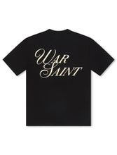 Load image into Gallery viewer, Warsaint Script Statement Tee - Black