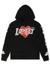 Load image into Gallery viewer, Lonely Hearts Love Me Forever Hoodie - Black