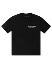 Load image into Gallery viewer, Stack Club Cash Flow Heavyweight Tee - Black/Cream
