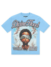 Load image into Gallery viewer, Roku Studio Divine Hood Boxy Tee - University Blue