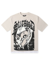 Load image into Gallery viewer, Starseed Big Head Alien Oversized Tee - Grey