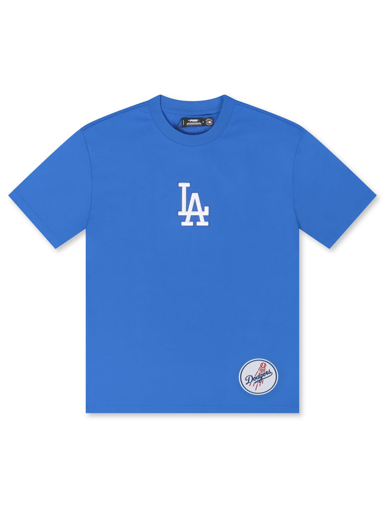 Pro Standard La Dodgers Wingspan Drop Shoulder Tee - Royal Blue