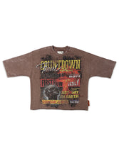 Load image into Gallery viewer, First Row Countdown Cropped Tee - Caffe