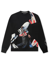 Load image into Gallery viewer, GFA Manassehy Sole Power Sweatshirt - Black