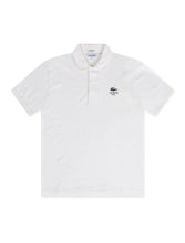 Load image into Gallery viewer, Lacoste Signature Print Polo Shirt - White