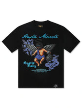 Load image into Gallery viewer, Hasta Muerte Purp Shaded Tattoo Tee - Black