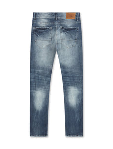 Jordan Craig Sean Shredded Jeans - Blue