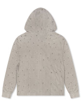 Load image into Gallery viewer, Rebel Denim Diamond Hoodie - Grey