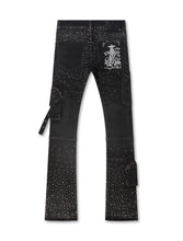 Load image into Gallery viewer, Vicious Denim All Over Rhinestone Jeans - Black