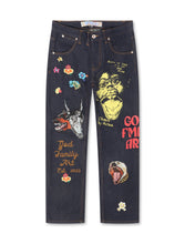 Load image into Gallery viewer, GFA Manasseh Humble Relaxed Jean - Raw Denim