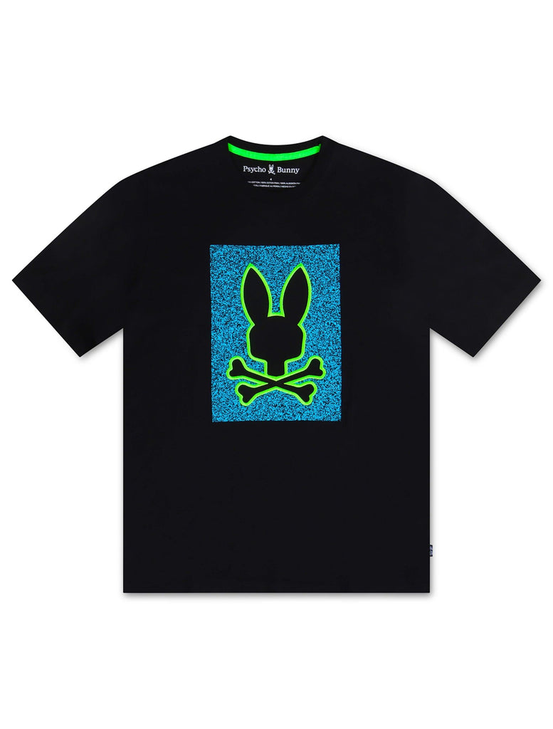 Psycho Bunny Livingston Graphic Tee - Black