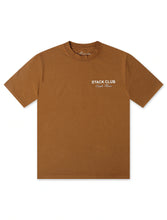Load image into Gallery viewer, Stack Club Cash Flow Heavyweight Tee - Brown/Cream