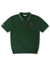 Load image into Gallery viewer, Malbon Crest Knit Polo - Myrtle