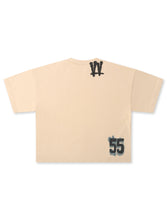 Load image into Gallery viewer, Valabasas NO.5 Boxy Oversized Tee - Beige