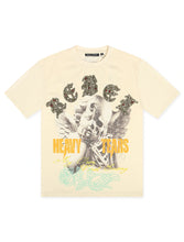 Load image into Gallery viewer, Rebel Minds Heavy Tears Rhinestone Tee - Cream