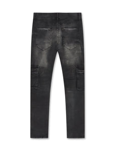 Jordan Craig Sean Cargo Jeans - Black Shadow