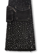 Load image into Gallery viewer, Vicious Denim All Over Rhinestone Jeans - Black