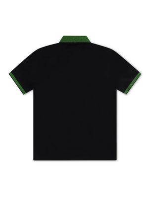 Psycho Bunny Montebello Pique Polo - Black