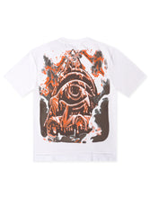 Load image into Gallery viewer, Starseed AI Angel Oversized Tee - White/Orange
