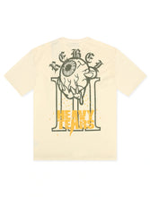 Load image into Gallery viewer, Rebel Minds Heavy Tears Rhinestone Tee - Cream