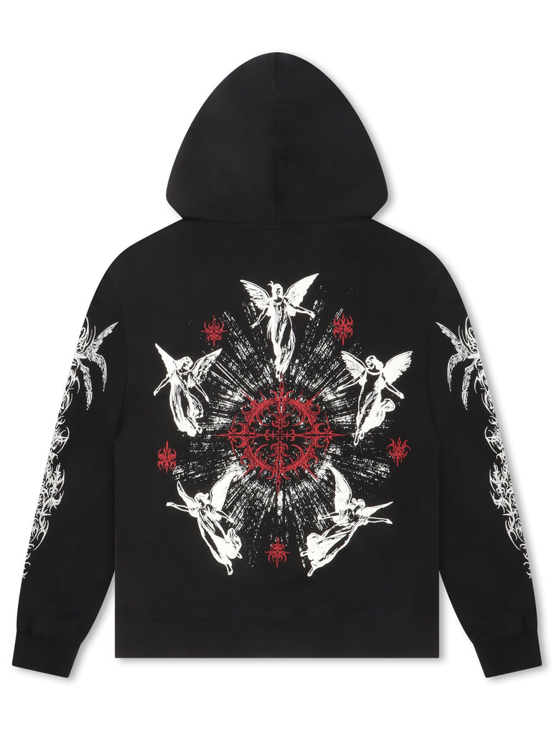 Revenge Paralysis Hoodie - Black/Red