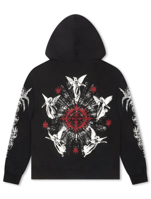 Revenge Paralysis Hoodie - Black/Red