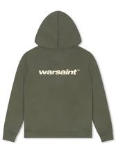 Load image into Gallery viewer, Warsaint Dual Logo Hoodie - Olive Green