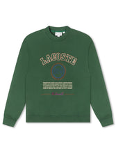 Load image into Gallery viewer, Lacoste Embroidered Fleece Sweatshirt - Green