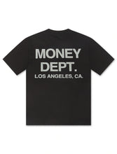 Load image into Gallery viewer, Money Dept. Los Angeles Puff Print Tee - Black/Gray