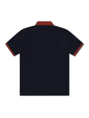Psycho Bunny Montebello Pique Polo - Navy