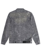 Load image into Gallery viewer, Vicious Denim Velvet Coated Denim Jacket - Grey