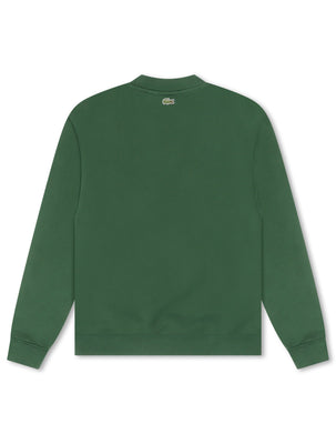 Lacoste Embroidered Fleece Sweatshirt - Green
