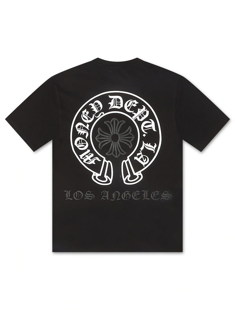 Money Dept. Vintage Old English Tee - Black/White/Black