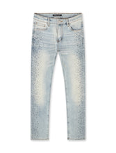 Load image into Gallery viewer, Embellish Frost Denim Slim Jeans - Blue
