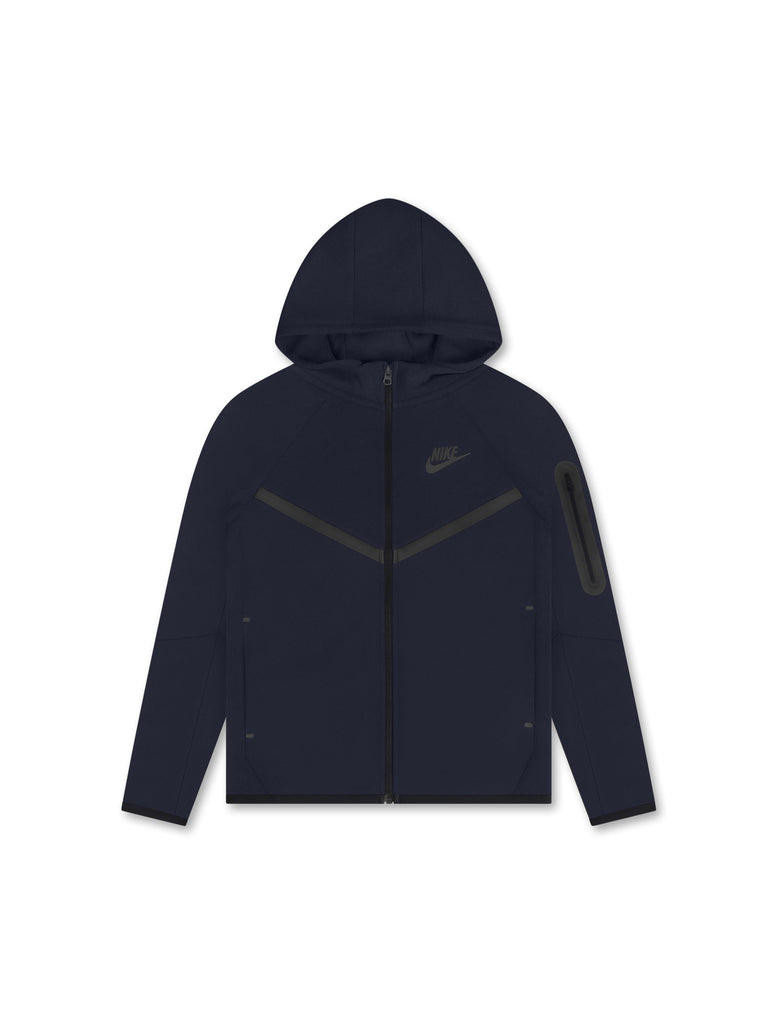 Nike Big Kids Sportswear Tech Fleece Hoodie - Obsidian