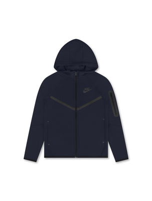 Nike Big Kids Sportswear Tech Fleece Hoodie - Obsidian