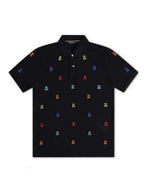 Psycho Bunny Bonham Pique Polo - Black