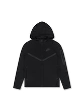 Load image into Gallery viewer, Nike Big Kids Tech Fleece Hoodie - Black