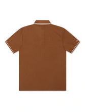 Load image into Gallery viewer, Malbon Fairway Applique Pique Polo - British Tan