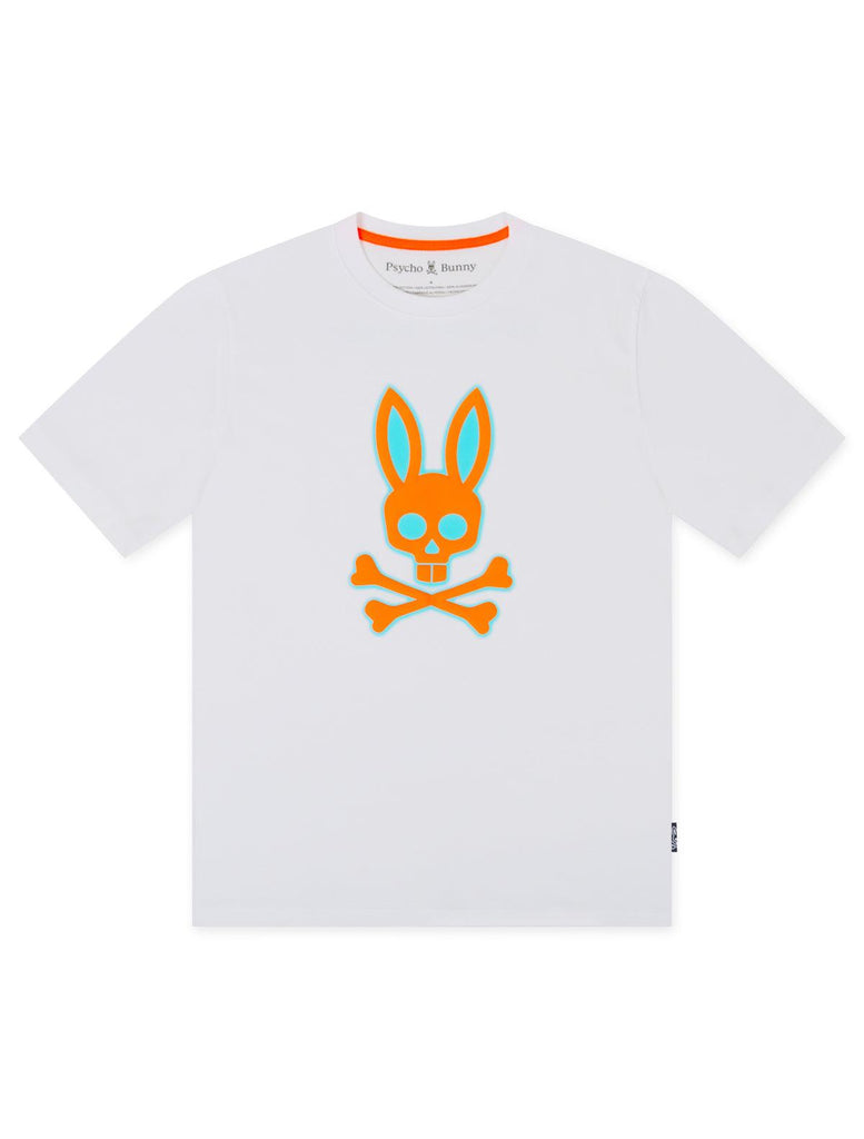 Psycho Bunny Wellington Graphic Tee - White